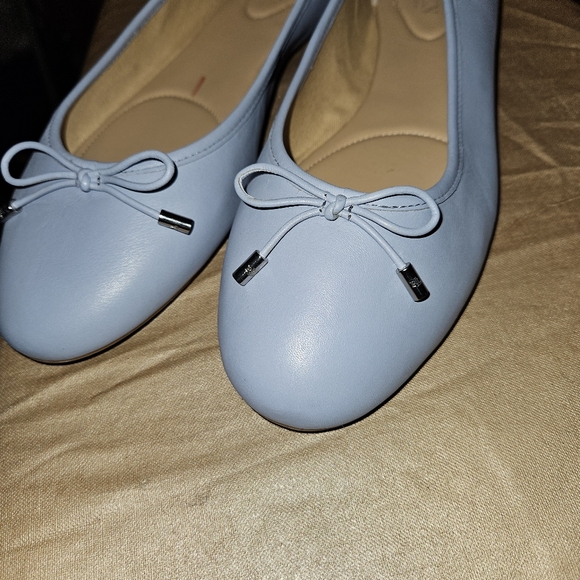 Ralph Lauren Jayna Bow Detail Leather Ballet Flats, women's size 9, NWOT - Picture 3 of 7